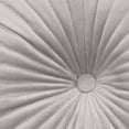 thumbnail image 4 of Better Homes & Gardens Round Tufted Velvet Pillow, 18" x 18", Silver, 4 of 4