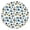 White Elephant Pattern, variant on White Elephant Pattern Round Fitted Tablecloth with Elastic Edge,Dining Table Cover Waterproof,Outdoor Round Tablecloth for Camping,Dining,Indoor and Outdoor