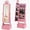 Pink, variant on Garvee Kids Jewelry Armoire Cabinet with Full-Length Mirror & LED Lights, Gilrs Standing Jewelry Organizer, Pink