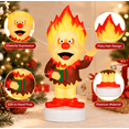 thumbnail image 5 of Heat Miser LED Lighted Blow Mold Tabletop Christmas Decor Festive Lighted Holiday Character Decoration for Entry Table, Bookshelf, Desk and Party Setup, 5 of 6
