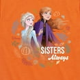 thumbnail image 3 of Frozen - Sisters Always - Toddler And Youth Short Sleeve Graphic T-Shirt, 3 of 5