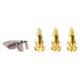 thumbnail image 1 of Guitarra Funda Funda protectores de dedos Mangas de dedos de guitarra de acero inoxidable, 1 of 6