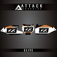 thumbnail image 3 of Attack Graphics Elite Number Plate Backgrounds for KTM 125 SX 2018, 3 of 3