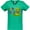 Kelly Green, variant on Happy Mardi Gras Cute Alligator with Beads Women's V-Neck T-Shirt