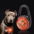 thumbnail image 4 of Collar luminoso LED para perro, luz nocturna, colgante de seguridad, color naranja, 4 of 9