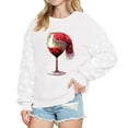 thumbnail image 1 of EHQJNJ Chandails en Molleton Col Rond Femmes Graphique Grande Taille Chandail en Molleton Graphique de Noël pour Femmes Col Rond Pull Col Rond Chandail en Molleton Imprimé Festif Haut Décontracté Chandail en Molleton pour Femmes Col Rond, Saisonnier, 1 of 4