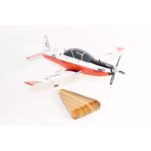 Beechcraft® T-6bTexan II, VT-3 Red Knights (Marines), 1/33 Mahogany Scale Model