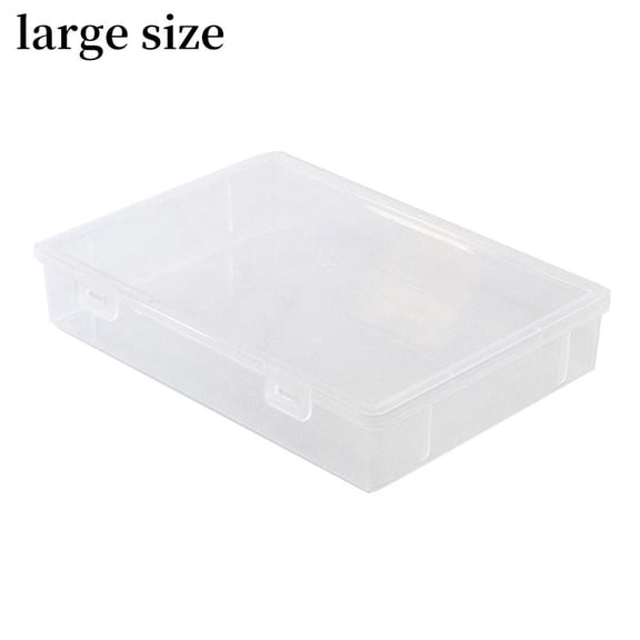 NOVELAR Transparent Stackable Storage Container, Flip-Top Lid for Easy Access, Multi-Size Box for Home or Office Organization