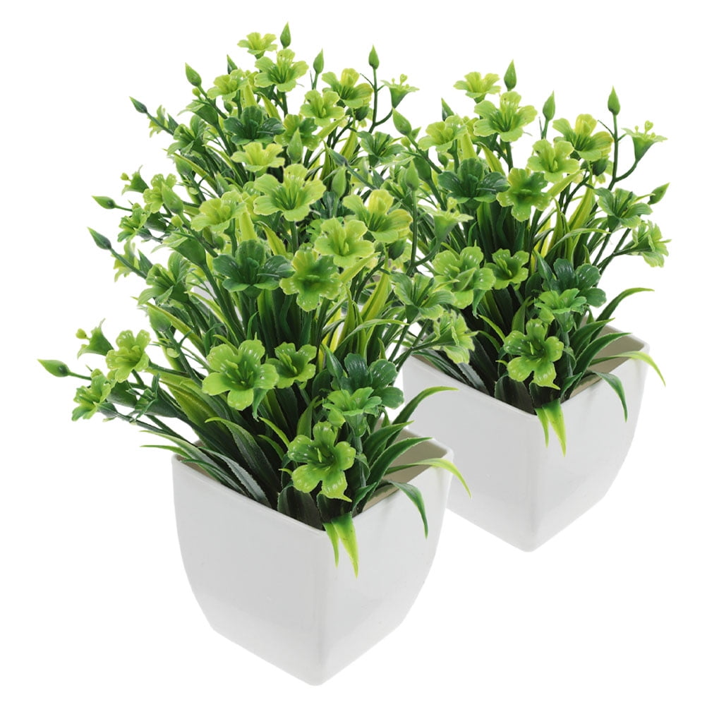 9 pcs   Realistic Potted Plants Home and Office Decor Small Fake Plants Shelf Decor Artificial Greenery for Coffee Table Bedroom Dresser and Kitchen Cabinet