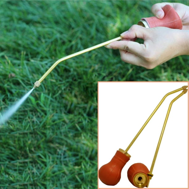 GoodLife Bulb Powder Duster Sprayer with Copper Tube for Gardening