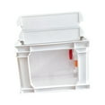 thumbnail image 4 of DOLITY Turtle Tank Convenient Sturdy Tank Turtle Habitat for Small Pets Turtle white m, 4 of 9