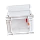thumbnail image 4 of Tanque de tortuga Terrario para reptiles Tanque de peces Portador de reptiles, Contenedor de hábitat de reptiles, Hábitat de tortuga para reptiles blanco m, 4 of 9