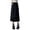 Black, variant on Huaizzzy Women's High Waist A Line Midi Skirt Loose Fit Workwear Skirt for Daily Wear Casual Retro Style Flowy Comfortable Summer Fall Outfit Womens Jean Skirt Detachable Skirt Wedding Dress Zipper