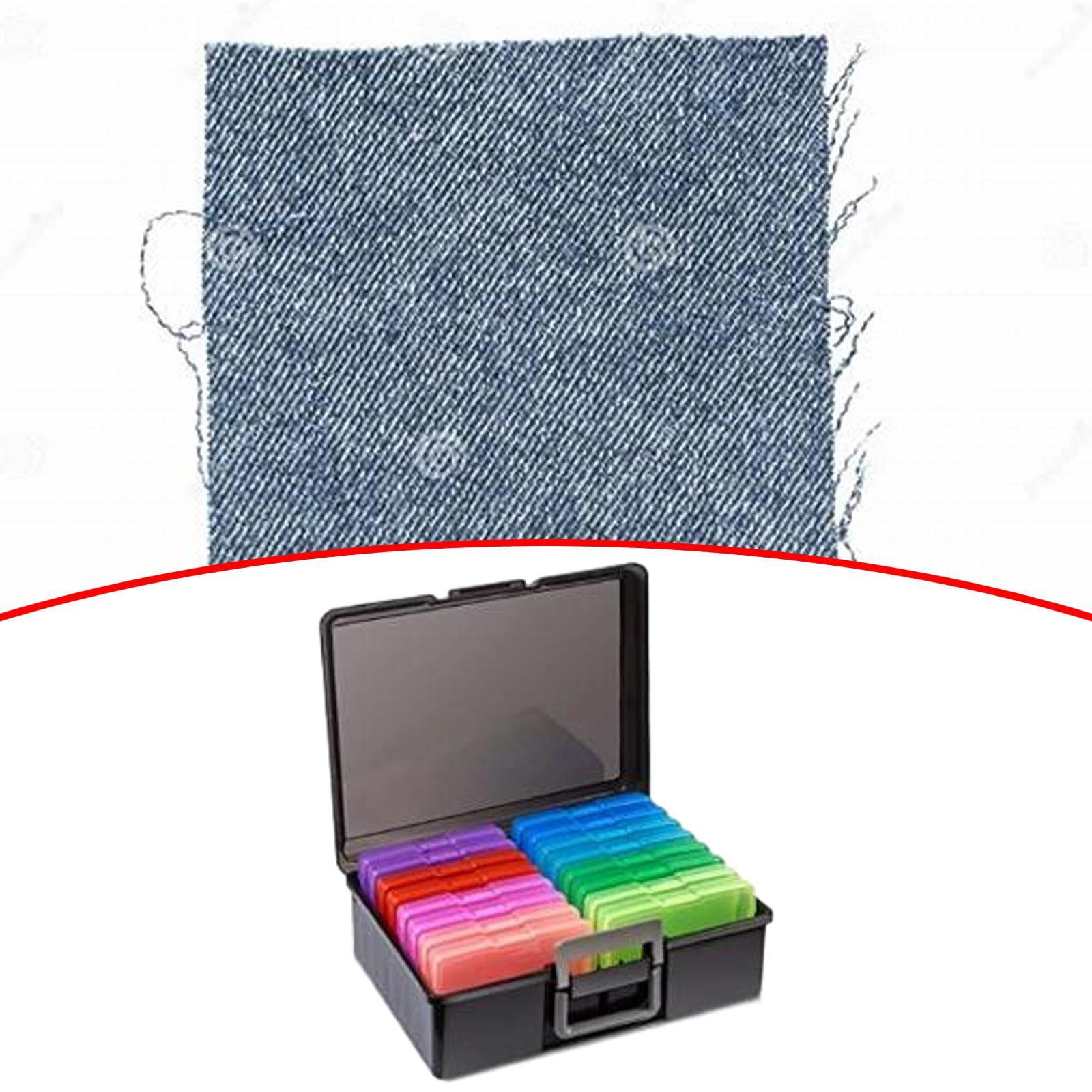 Fiocias Photo Box Photos Organizer Office Sturdy Transparent Portable for Greeting Cards