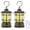 Green 2 Pack, variant on Rechargeable Portable LED Camping Lanterns, Vintage Style | Green, 2 Pack
