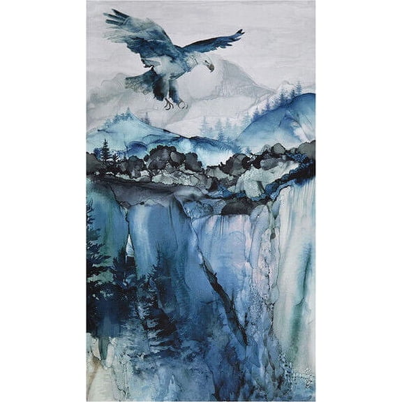 Soar Eagle Panel 23 x 43 DP24580 44 Digital Cotton Fabric by Northcott