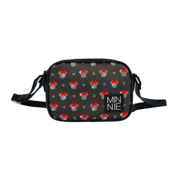 Dani by Danielle Nicole Women's Disney Minnie Mouse Black Crossbody Bag ...