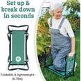 thumbnail image 4 of Abco Tech Garden Kneeler and Stool - Protects Your Knees, Clothes From Dirt & Grass Stains - Foldable Stool for Ease of Storage - EVA Foam Pad - Sturdy and Lightweight - Free Tool Pouch, 4 of 7