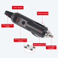 thumbnail image 3 of (2 pieces) Cigarette Lighter Male Adapter, 12V Cigarette Lighter Male Socket, Cigarette Lighter Male Plug Socket, 10A 12V/24V Adapter with LED Lights Male Socket with Fuse, 3 of 5