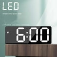 thumbnail image 2 of Wweixi Alarm Clock Digital Electronic Bedroom Bedside Temperature Display Thermometer Snooze Portable Desktop Date Calendar Household Type 11, 2 of 9