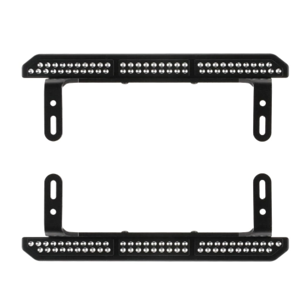 Metal Running Boards Side Steps Foot-Plate for Traxxas TRX-4 1/10 RC Crawler 