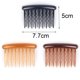 thumbnail image 1 of 6 peines de dientes de plástico para el cabello, peine lateral de tortuga, accesorios para el cabello para cabello fino ZefeiWu 1327533435437, 1 of 1