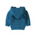 thumbnail image 2 of Opperiaya Unisex Baby Long-Sleeve Single Breasted Button Up Warm Coat with Hat, 2 of 5