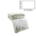thumbnail image 3 of Linnome Washable Printed Summer Quilt Soft Skin Friendly Breathable Air Conditioning Quilt for Home Use 59x78.7 Inch Multicolor#05, 3 of 7