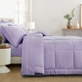 thumbnail image 6 of RUIKASI 7 Pieces Lavender Queen Bed Comforter Set with Sheets - Bed in a Bag with Comforter and All Season Sheets, Pillowcases, 6 of 10