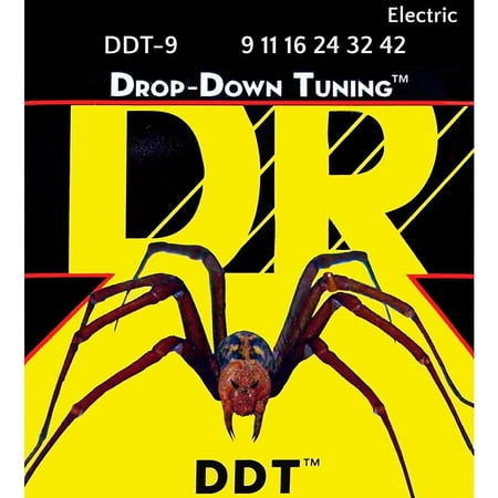 DR Strings Drop Down Tuning Lite Electric Guitar Strings (Best Guitar Strings For Drop Tuning)