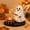 Ghost, variant on Halloween Tealight Holder | Mummy Campfire Stand for Mantel Shelf | Farmhouse Hand-Painted Resin, Fits LED Tealights, Fall Campfire Scene for Halloween Mantel, Shelf Decor