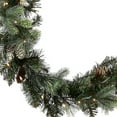 10FT Artificial Christmas Garland, Lit LED Mini String Lights Battery