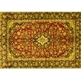 thumbnail image 1 of Ahgly Company Indoor Rectangle Medallion Yellow Traditional Area Rugs, 8' x 10', 1 of 4