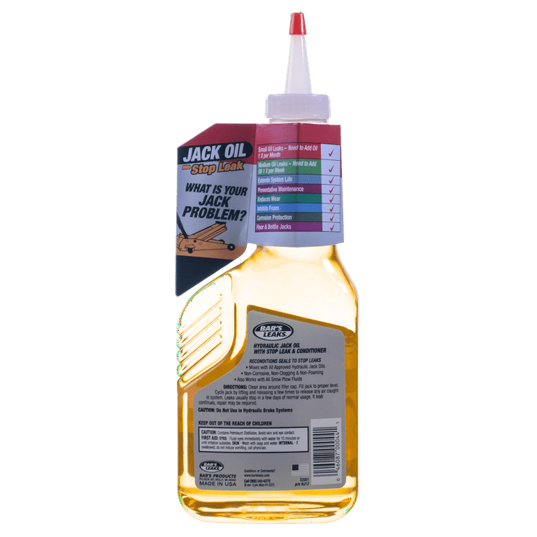 美容液 jack Bar's Leaks Jack Oil with Stop Leak Additive, 12.5 oz, Hydraulic