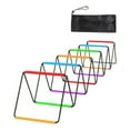 thumbnail image 2 of Colaxi Agility Ladder Agility Training Equipment Improves Coordination Soccer Speed Ladder Jumping Hurdles for Rugby Outdoor Sports 12 Grids, 2 of 8