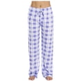 thumbnail image 1 of Offres à Moins de 10,00 Pantalons de Pyjama pour Femmes Liquidation Femmes Décontracté Uni Coton Lin Cordon Taille Élastique Longs Pantalons à Jambes Larges, 1 of 4