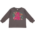 thumbnail image 3 of Inktastic 4th Birthday Party Photo Number 4 Girls Long Sleeve Toddler T-Shirt, 3 of 5