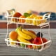 thumbnail image 4 of de de 2 niveles, soporte para verduras, frutero, estante de almacenamiento de artículos para encimera, comedor, exhibición de blanco perfecl puesto de cesta de frutas, 4 of 8