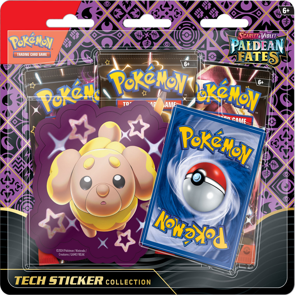 Pokemon Trading Card Games SV4.5 Paldean Fates Tech Sticker Collection