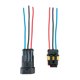 thumbnail image 1 of Zonelistore 3 pines con conexión eléctrica de alambre eléctrico con conectores de alambre automotriz conectores con enchufe con alambre AWG Marine Paquete de 10 de 10, 1 of 2
