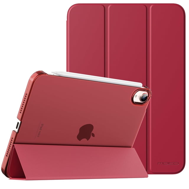 Funda para Tablet MoKo iPad Mini 7 8.3" Slim Soporte Vino Rojo