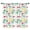 White Colorful Dinosaur-1, variant on Blackout Kids Curtains,White Colorful Dinosaurs Clovers Pattern Childrens Insulated Curtains Set Of 2,Bedroom Essentials,Toddler Room Decor 42"x54"