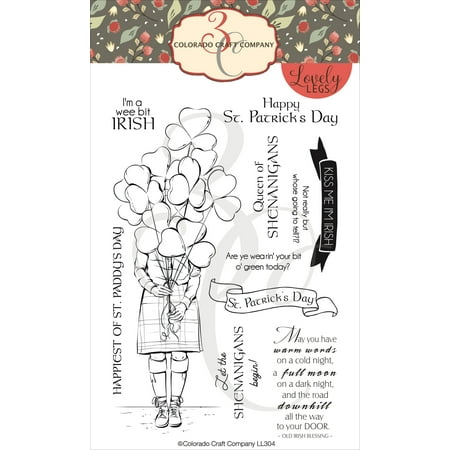 UPC: 0810043853040 | Colorado Craft Company Clear Stamps 4 X6 -Shenanigans-Lovely Legs