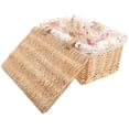 thumbnail image 3 of Rectangular Wicker Storage Bin For Friends And Families Elegant Design Moisture-proof 1 Piece, 3 of 4