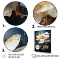 thumbnail image 3 of Designart "Reflecting Opulent Lotus II" Lotus Canvas Art Print, 3 of 7