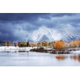 thumbnail image 2 of Uu 32x23 White Modern Wood Framed Museum Art Print Titled - Grand Teton National Park, 2 of 4