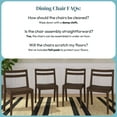 thumbnail image 5 of Now Furniture Dining Room Chairs Set of 4, Solid Wood Modern Kitchen Chair, 5 of 7