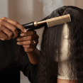 thumbnail image 2 of Hot & Hotter Thermal Straightening Comb with Fine Teeth, Small Temple, Black and Gold, 2 of 6
