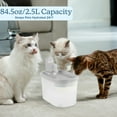 thumbnail image 2 of PETMAKER 84.5oz/2.5L Cat Water Fountain - Cat Fountain with Motion Sensor, 2 of 8