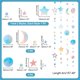 thumbnail image 4 of 4 guirnaldas de papel con purpurina, círculos, estrellas y lunas, serpentinas colgantes, fondo de papel iridiscente., 4 of 7